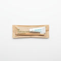 Kit dental desechable para hotel con cepillo y pasta en bolsa compostable