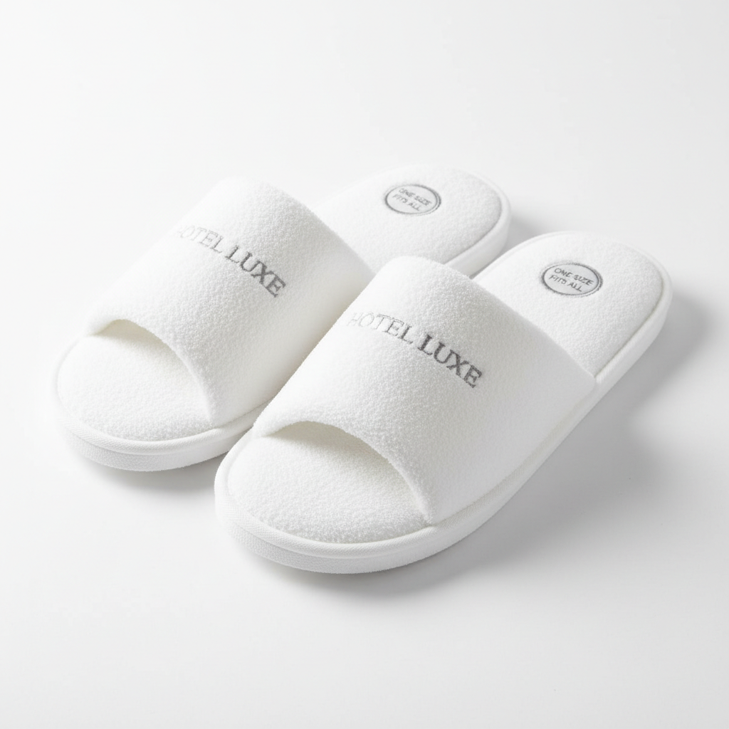 Zapatillas de Hotel – Algodón Desechables Talla Única
